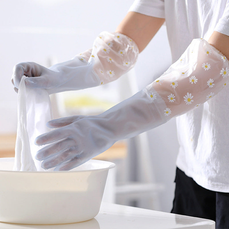 1 Pair Of Thermal Dishwashing Gloves, Thick And Durable, Waterproof Non-slip
