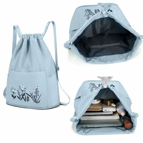 Waterproof simple foldable Flower back pack bag
