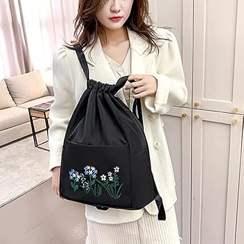 Waterproof simple foldable Flower back pack bag