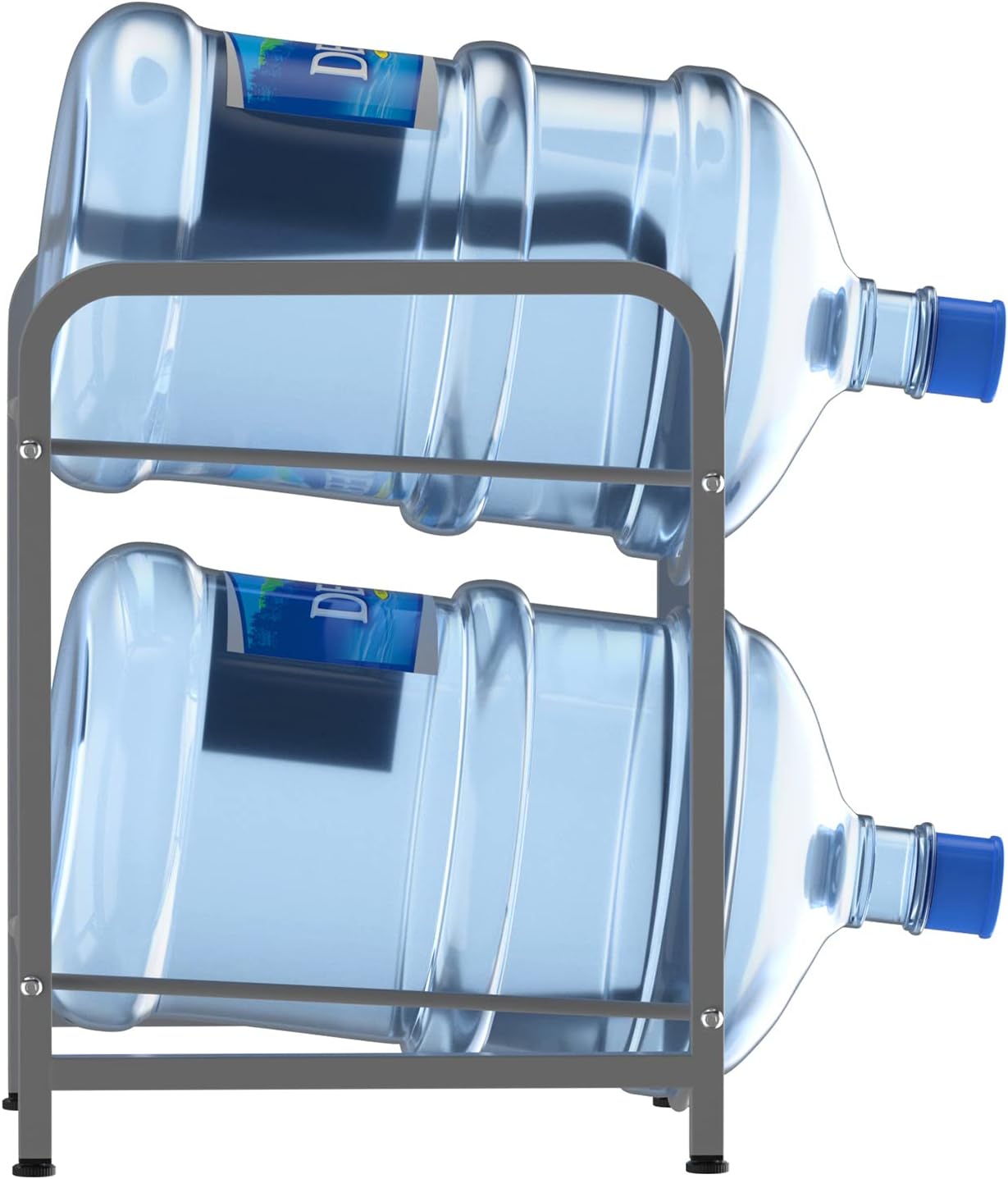 2 layer water bottle rack