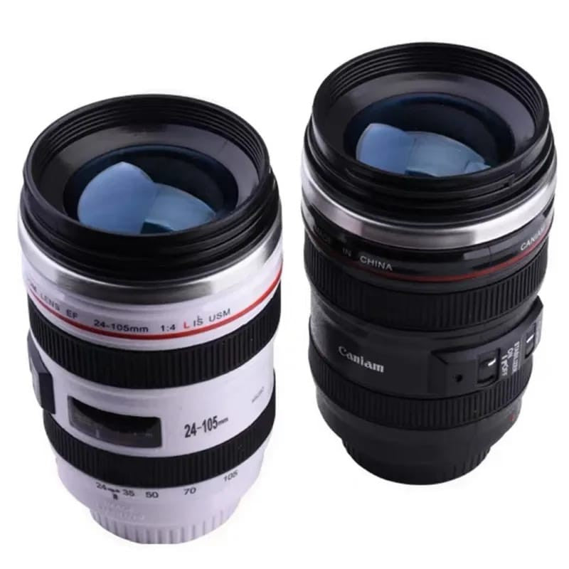 Camera Lens travel thermal Mug