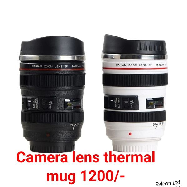 Camera Lens travel thermal Mug