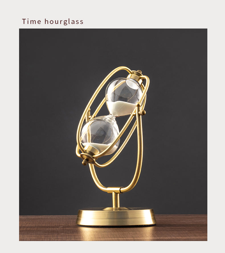 Vintage GOLD Hourglass