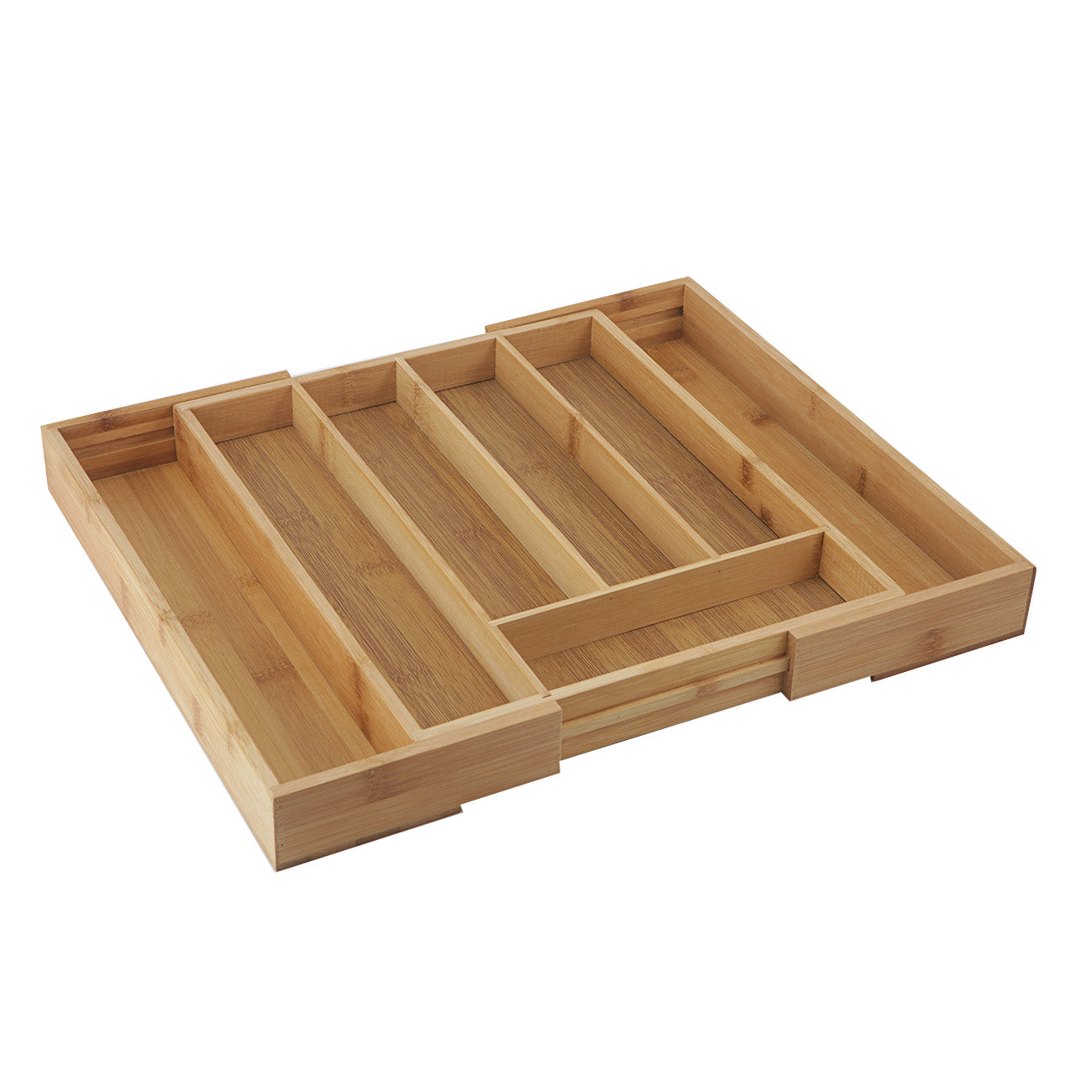 Bamboo Expandable Cutlery Tray