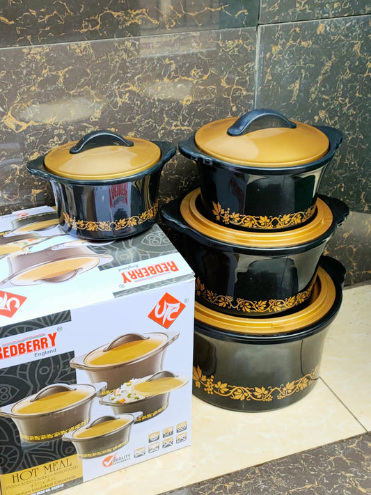 4pcs Insulated Elegant Hotpot