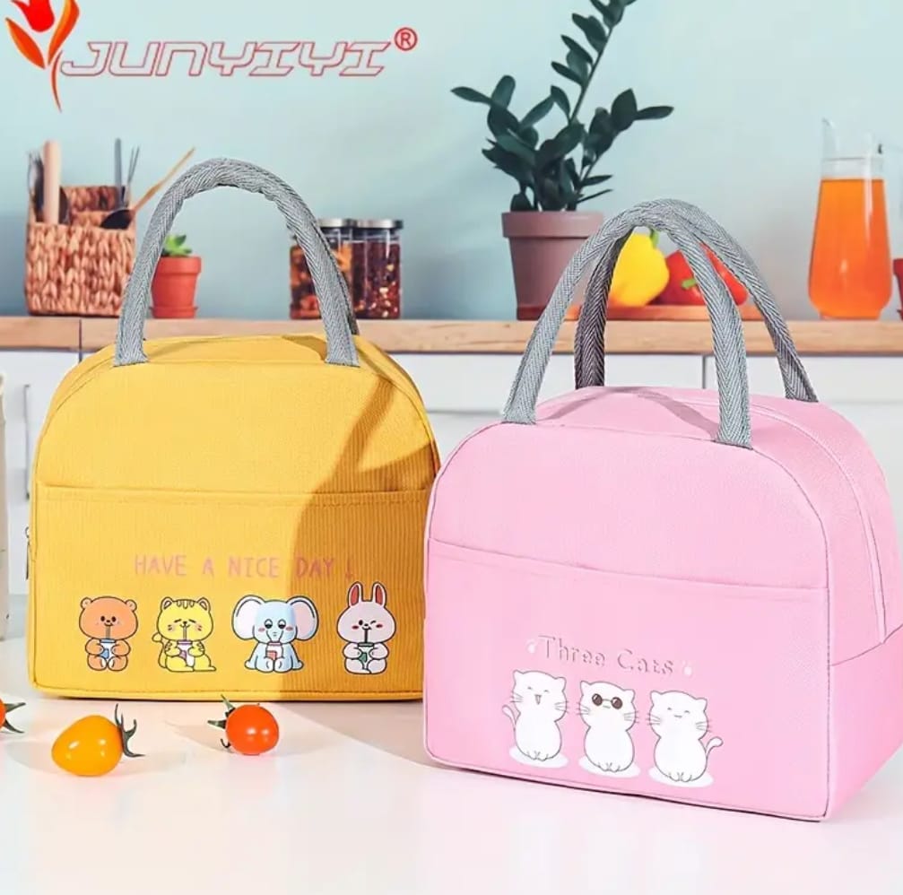 Insulated cartoon lunch bag