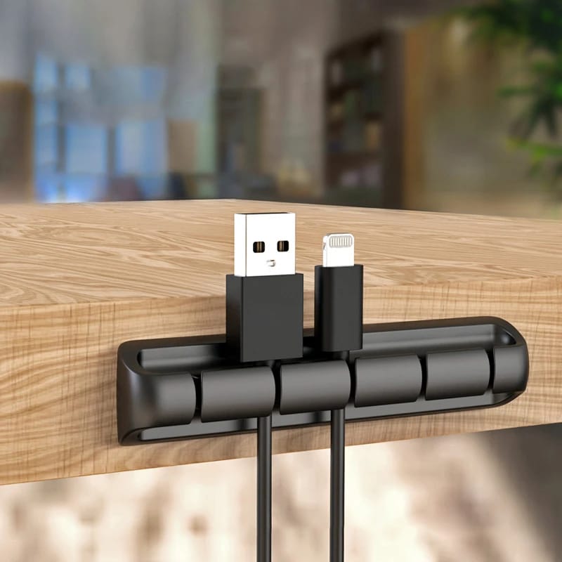 Silicon cable clips