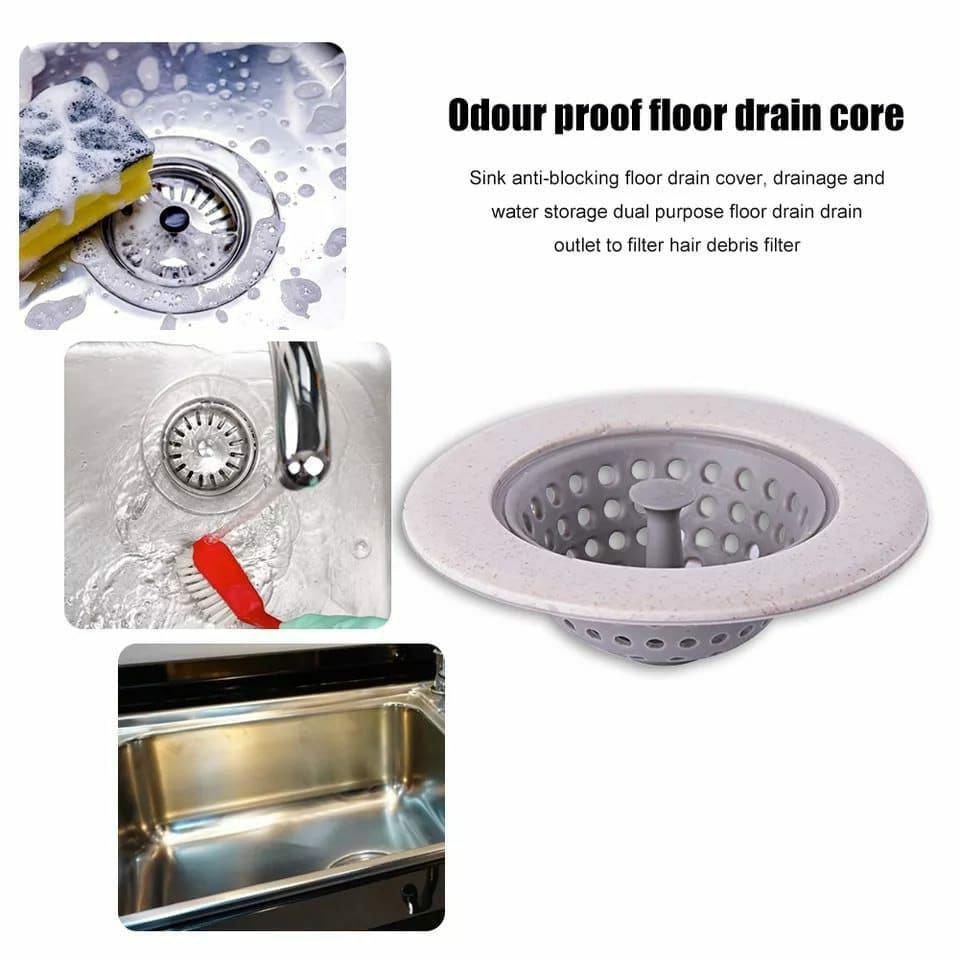 Round sink strainer