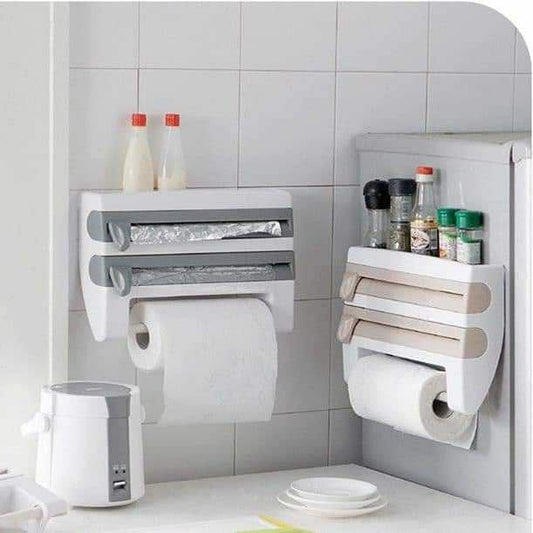 Big size Tripple paper dispenser with top shelf