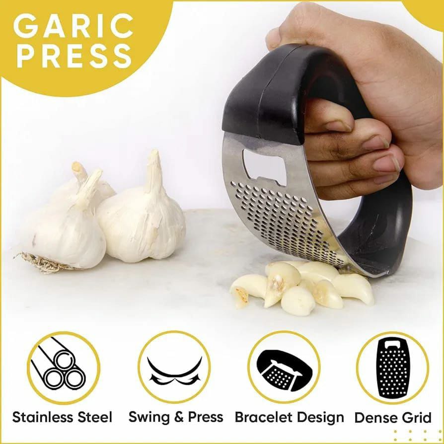 ring garlic crusher