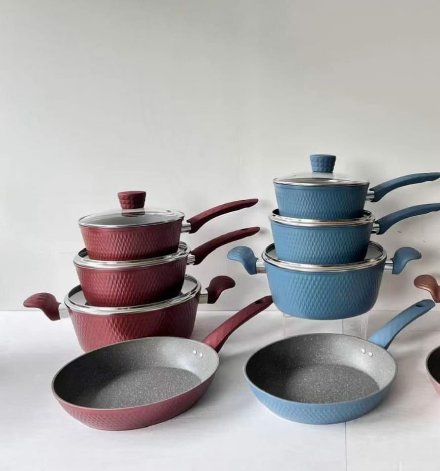 7pcs granite  cooking pot Set