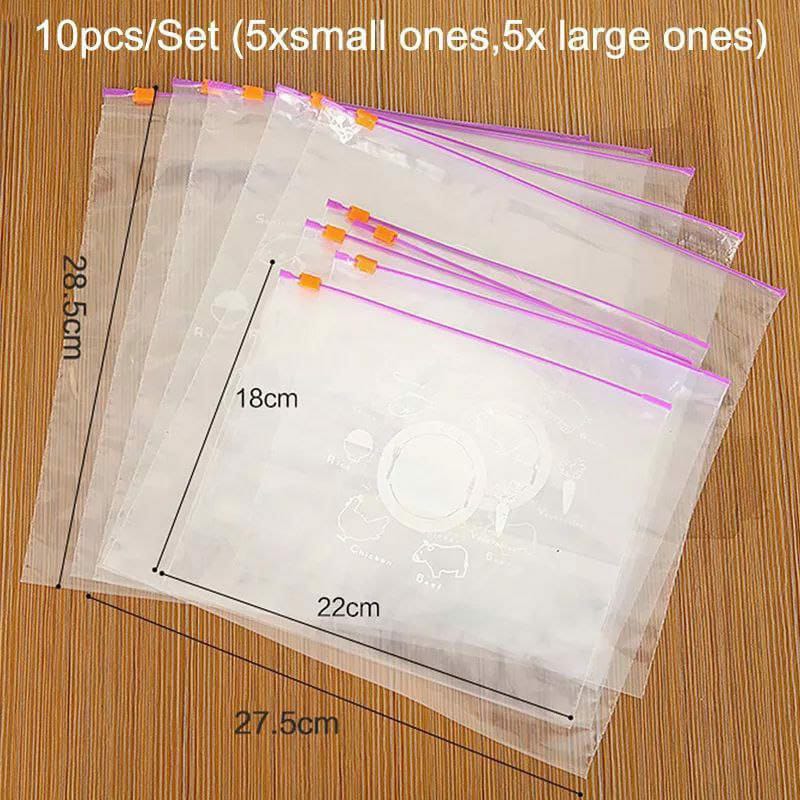 Reusable ziplock bags set of 20pcs

1kg