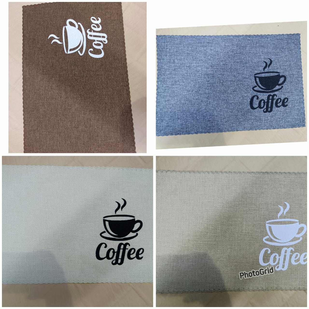 Rectangle High quality table mats 6pcs set