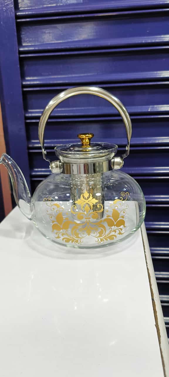 1800 ml Borosilicate Glass Infusion Teapot