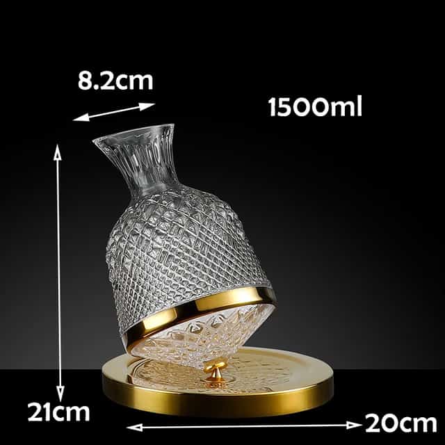 Crystal glass premium wine decanter with Base