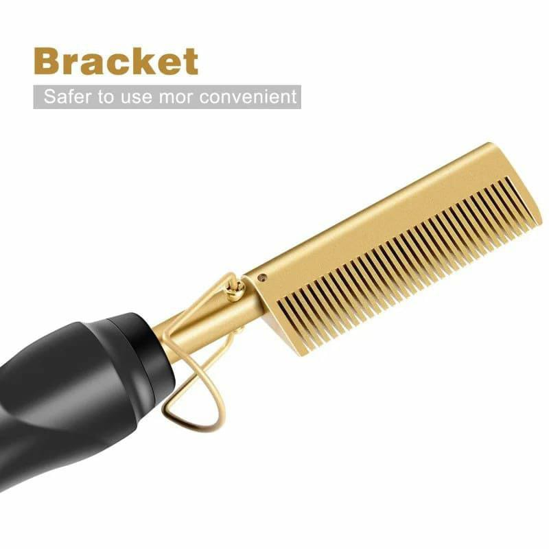 Fast Heating Electric Hair Straightening Comb