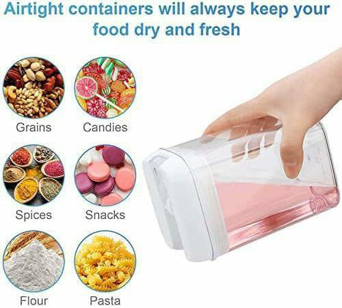 5pcs acrylic storage container