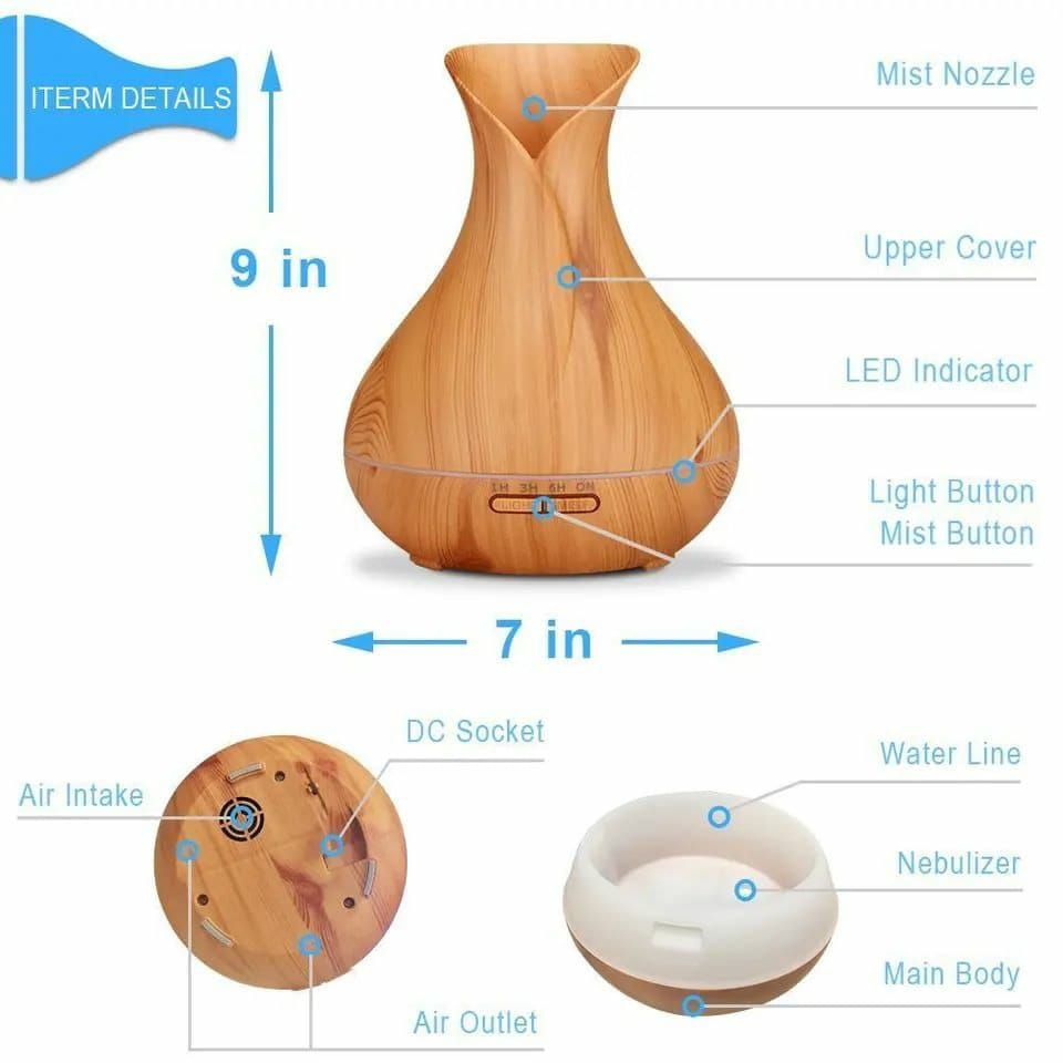 500ml Humidifier / Diffuser with a remote