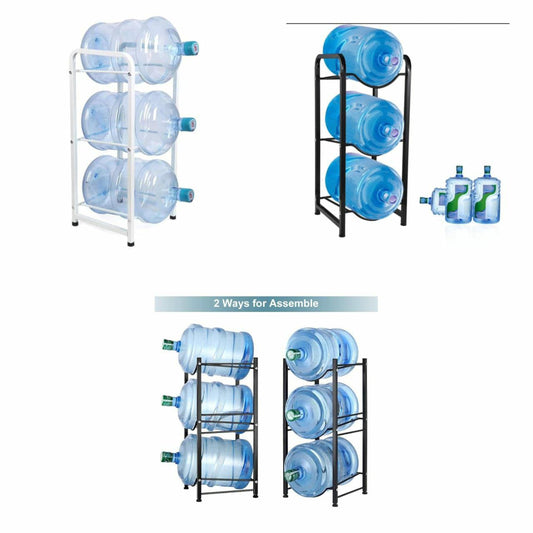 3 layer water bottle rack