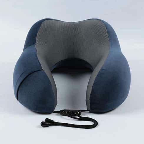 Memory foam travel neck pillow