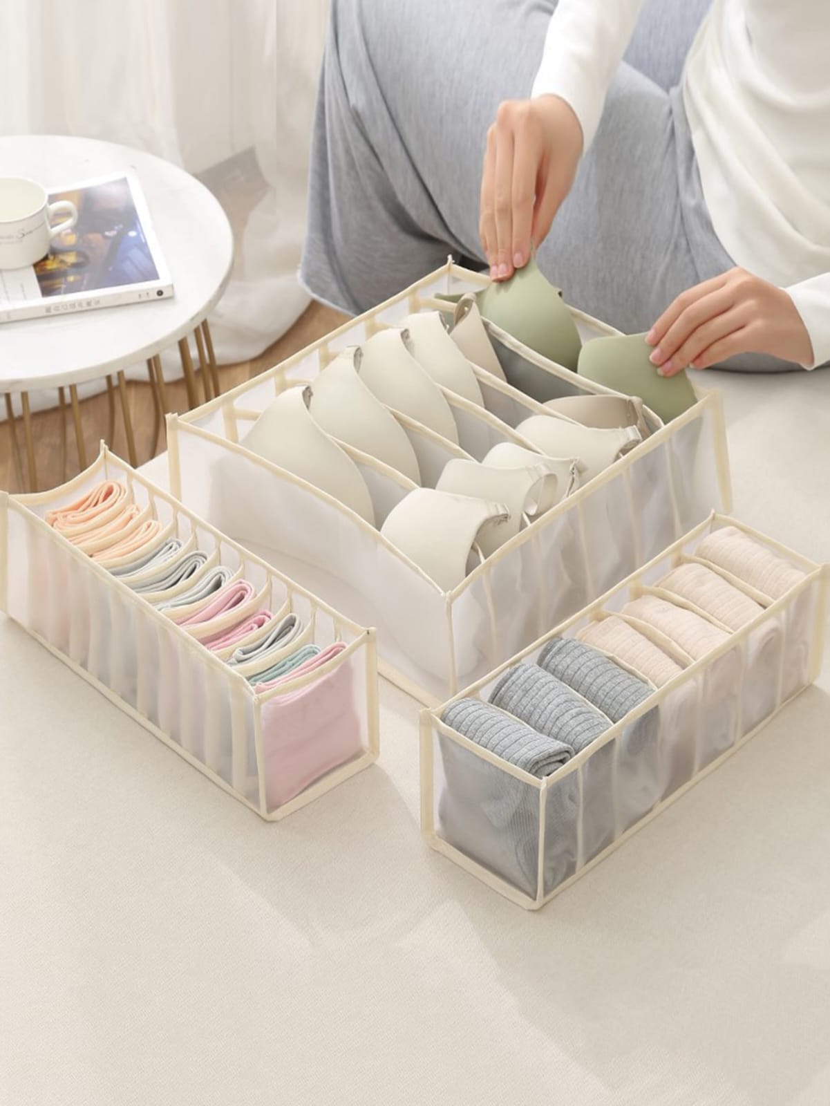 3pcs Multipurpose / undergarment organiser