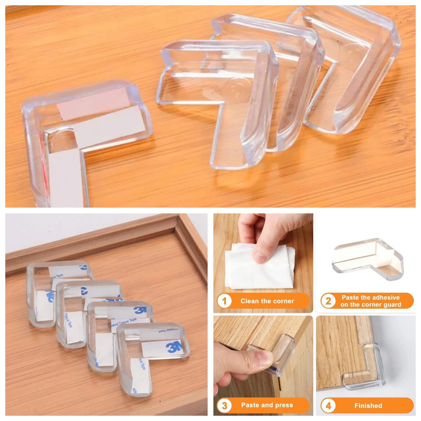 4pcs silicon corner protector