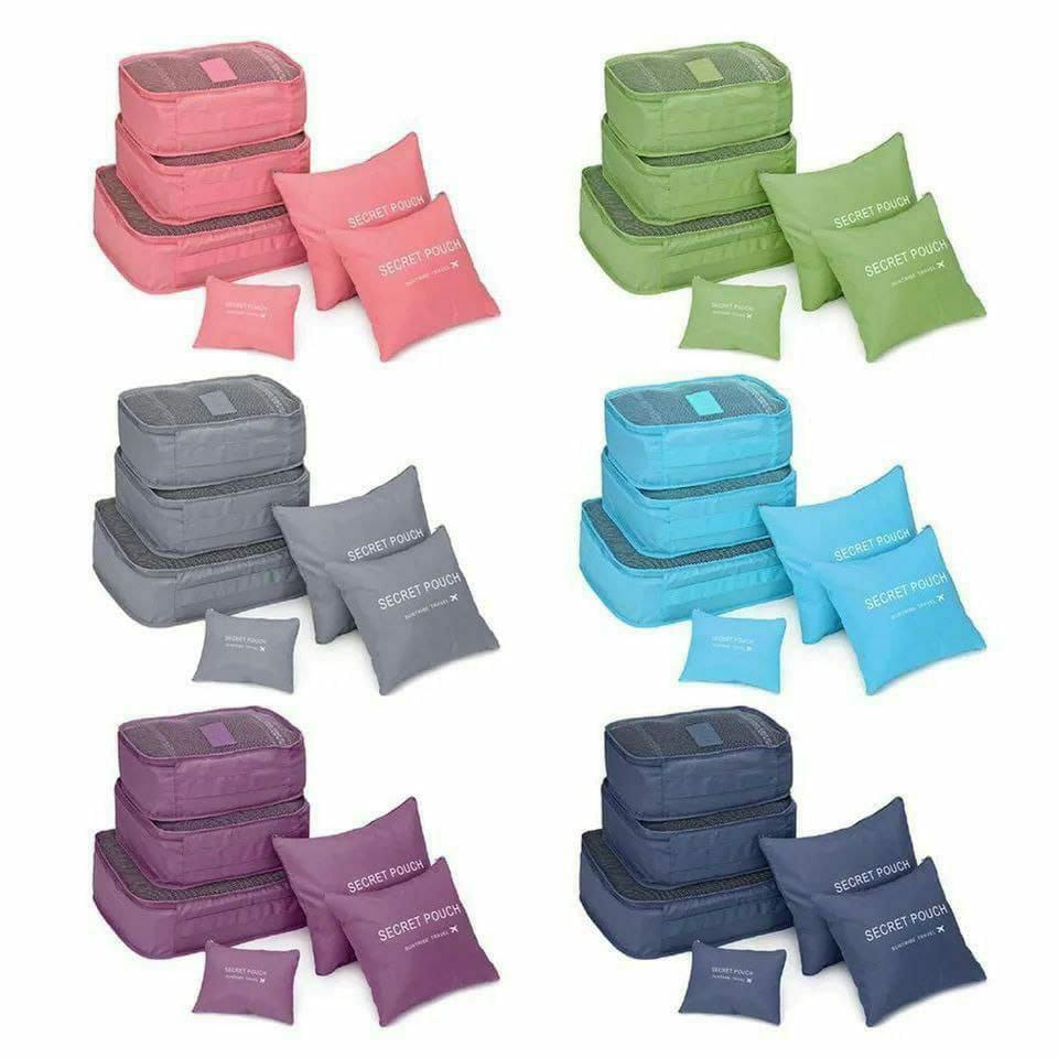 6pcs travelling bags