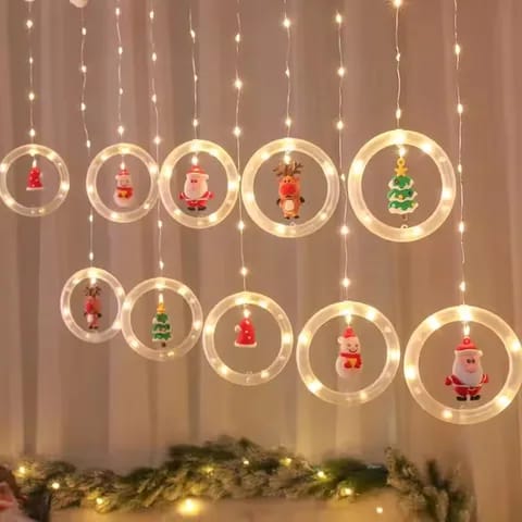 Santa Claus Garland Christmas Balls