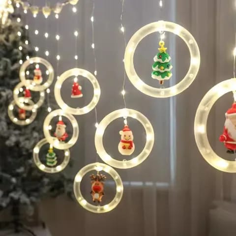 Santa Claus Garland Christmas Balls