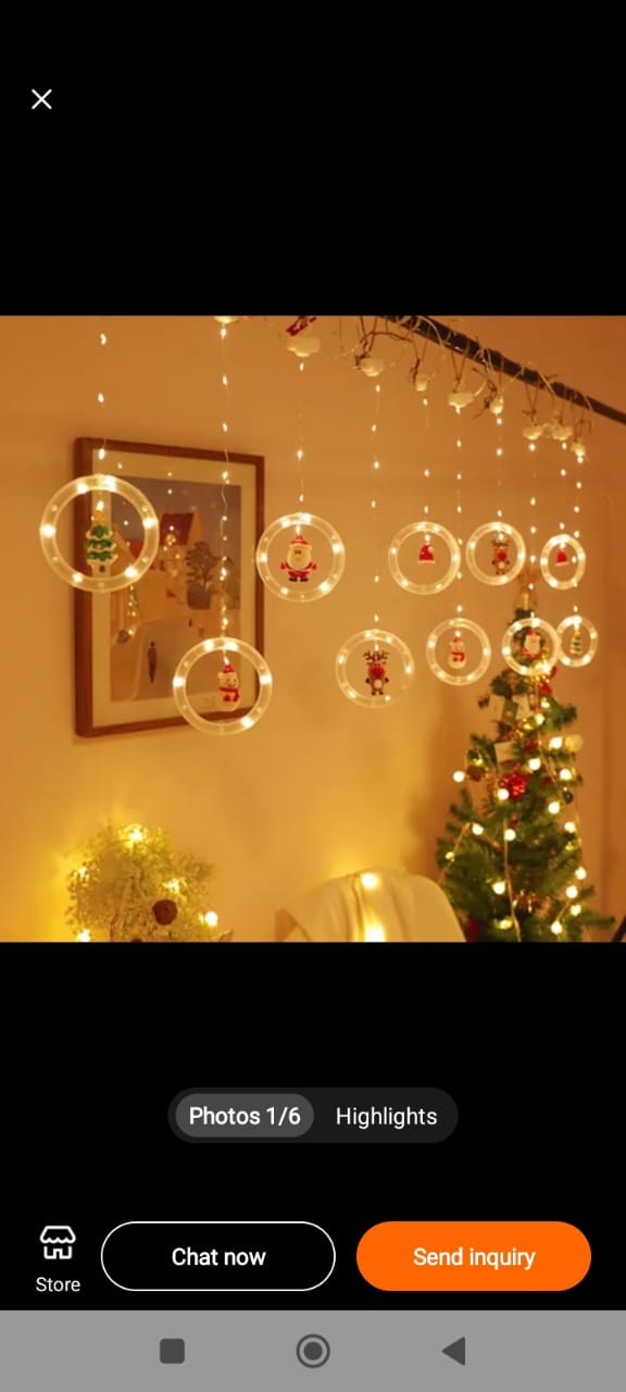 Santa Claus Garland Christmas Balls