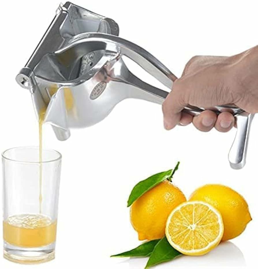 Handheld juicer / squeezer metallic