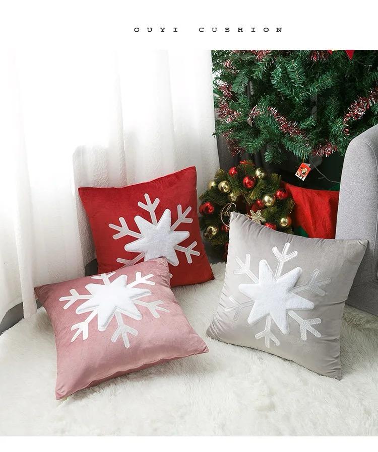 Velvet Decorative Christmas Pillow Covers