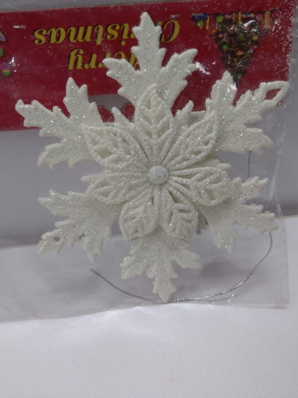 Christmas hanging 3D snowflake decor