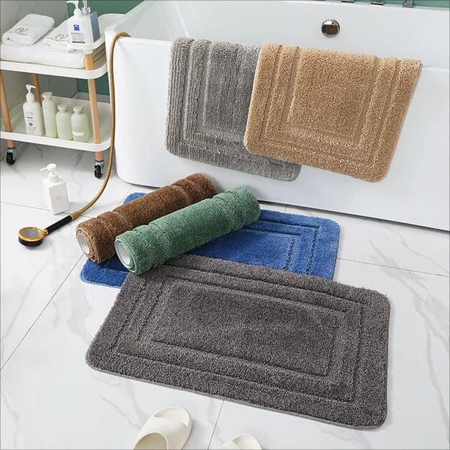 Flocking doormats /bathroom mats