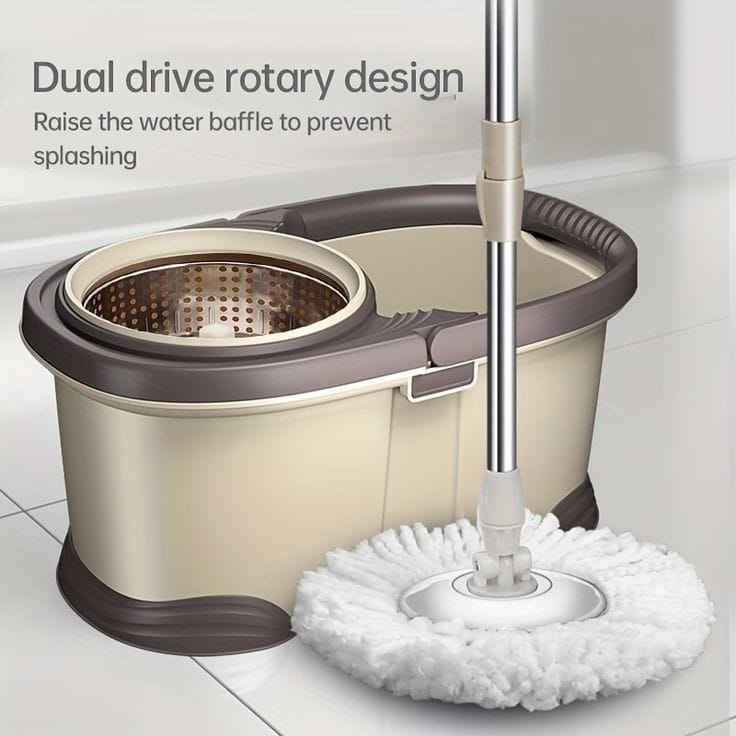 Metallic magic spin mop