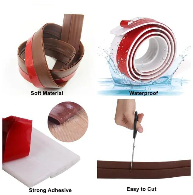 Waterproof Adhesive Silicone rubber Under Door Sealing strip