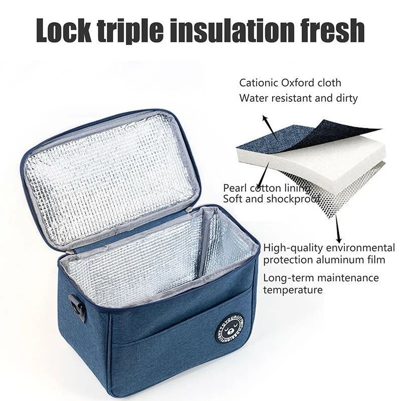 Portable Thermal Insulated waterproof lunch bag