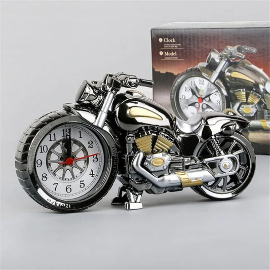 Creative retro motorcycle mode alarm clock