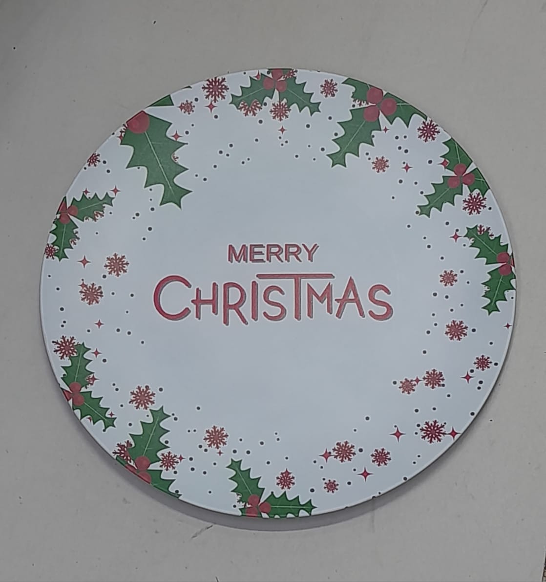 Classy Christmas Charger Plates 2pcs set