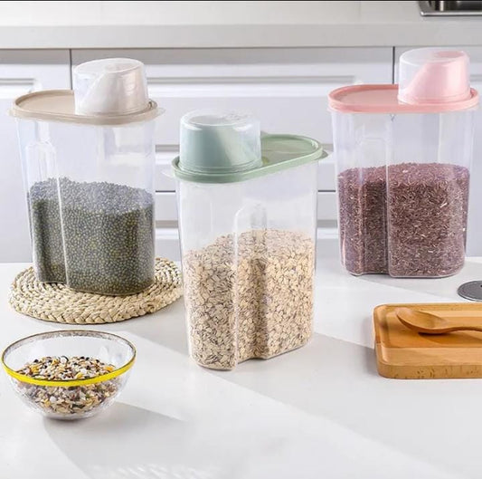 Multipurpose cereal/storage container  set have 3pcs