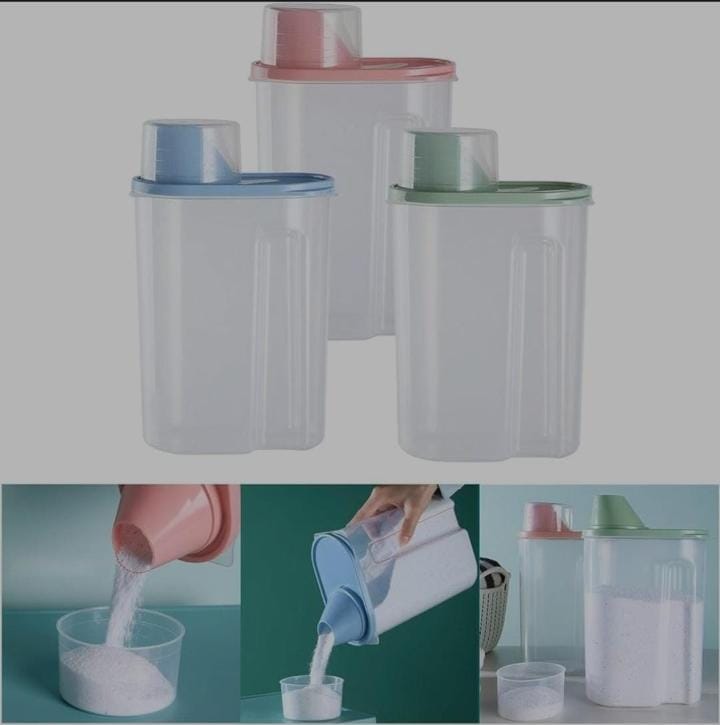 Multipurpose cereal/storage container  set have 3pcs