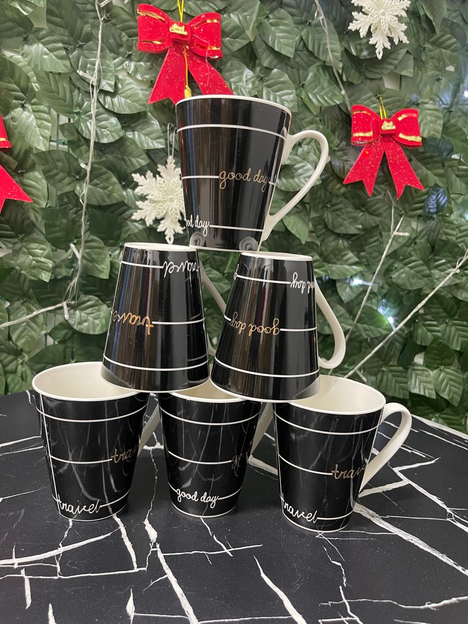 ✨Ceramic Coffee/ Tea Mug Set 
With Decal Designs