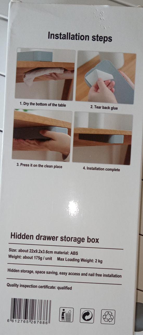 Hidden drawer