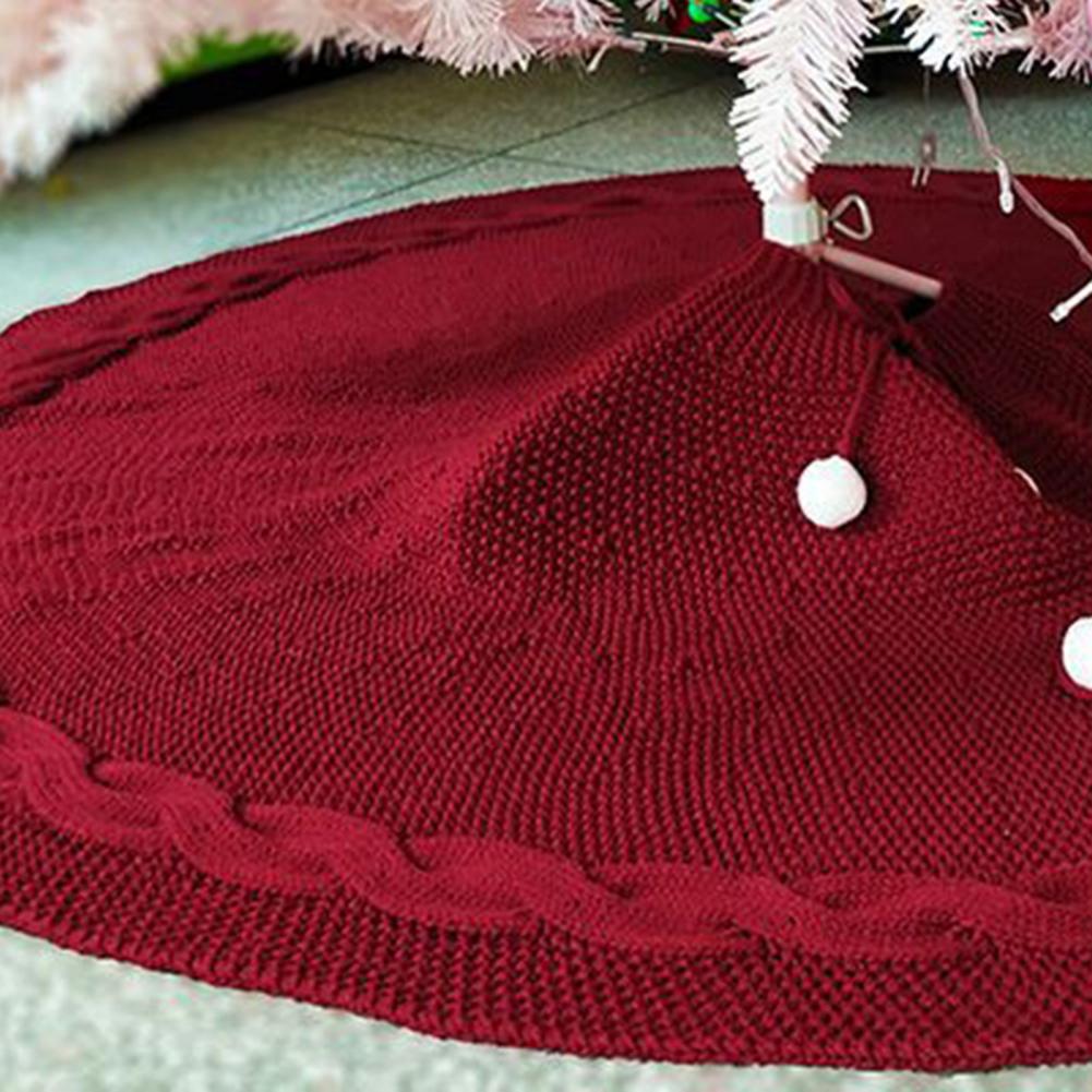 Christmas Knitted Tree Skirt Knitted