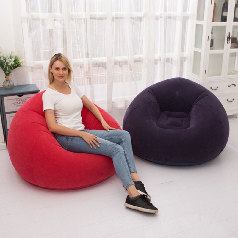 Large Lazy Inflatable sofa Seat / Inflatable Bean Bag with Free manual Pump