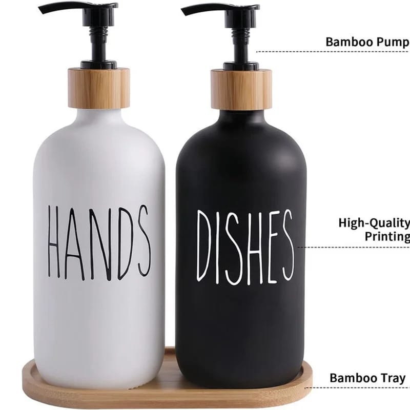 3 pc /  set hand and soap dispenser