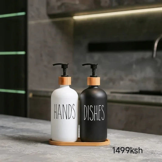 3 pc /  set hand and soap dispenser