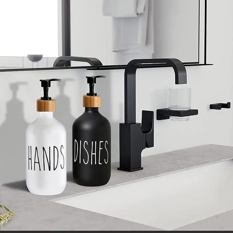 3 pc /  set hand and soap dispenser