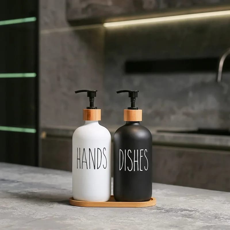 3 pc /  set hand and soap dispenser