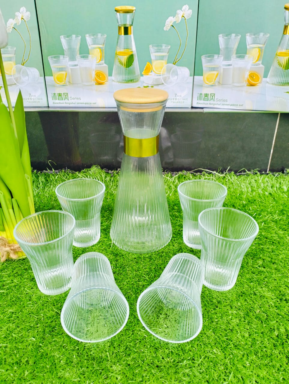 7pcs Water / Juice /  Milkshakes Glass set